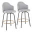 Tabouret de comptoir pivotant 26 po Lakyia-70253047-90192367-101486021
