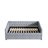 Soft padded tufted sofa bed with buttons on the back and wavy armrests.-2055784132-2055784133