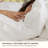 Bedsure Cotton Duvet Cover Full - Luxury Slub Weave 100% Cotton Duvet Cover Set with a Linen Like Textured, Easy Change Durable Bedding Set 3 Pieces, Coconut White, 80" x 90"-116855462