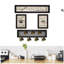 «Kitchen Collection VI», ensemble de porte-gobelets 4 pièces avec porte-gobelet 7 pièces par Millwork Engineering, cadre noir