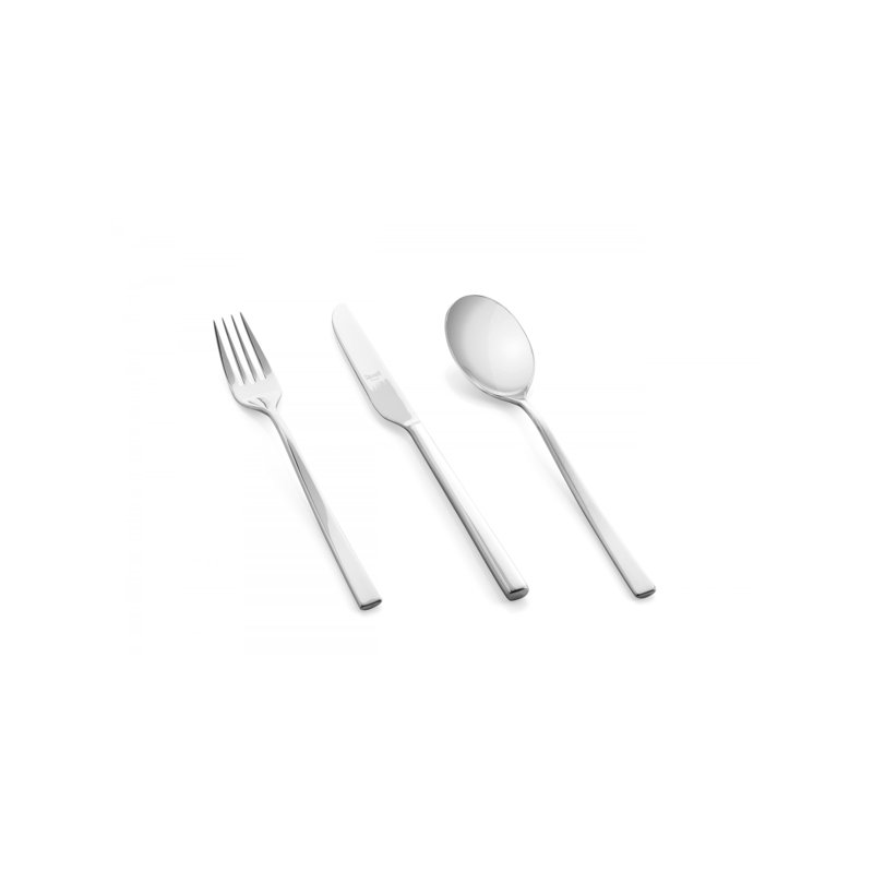Atena 5 - Piece Stainless Steel Flatware Set - Service for 1, Mirror