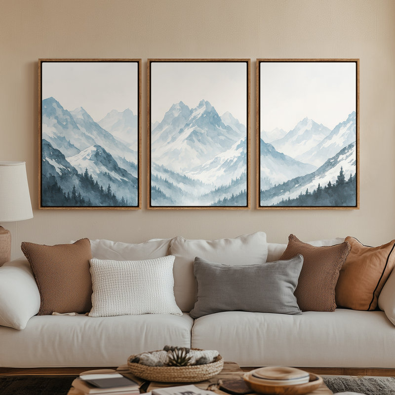 Framed Canvas Wall Art - Vintage Abstract Wall Prints for Bedroom, 36" H x 24" W, Natural