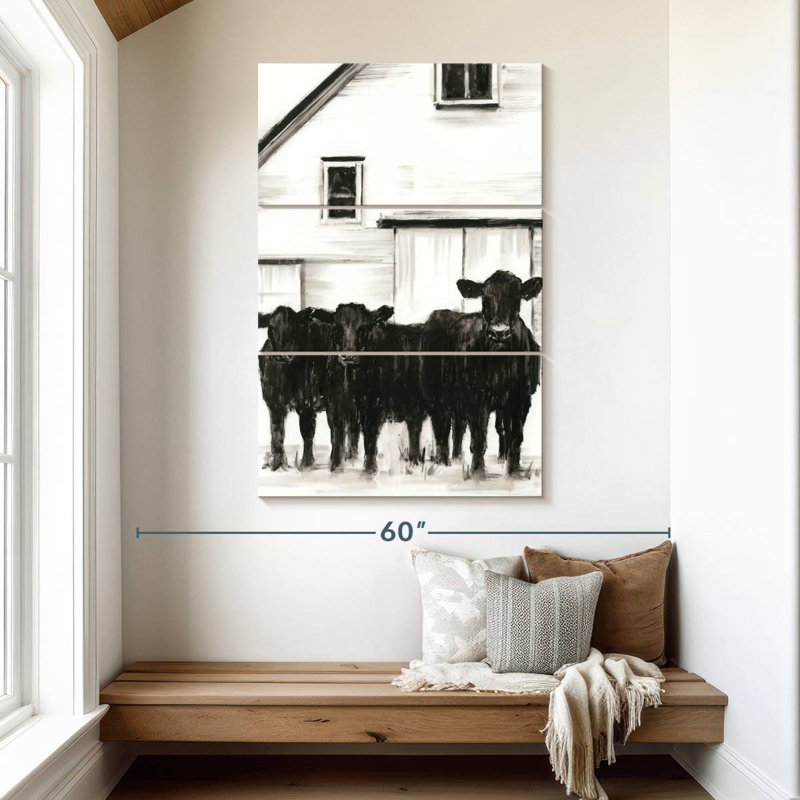 Brampt Standing Around I, 50" H x 32" W