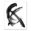 « black brush strokes », impression sur toile