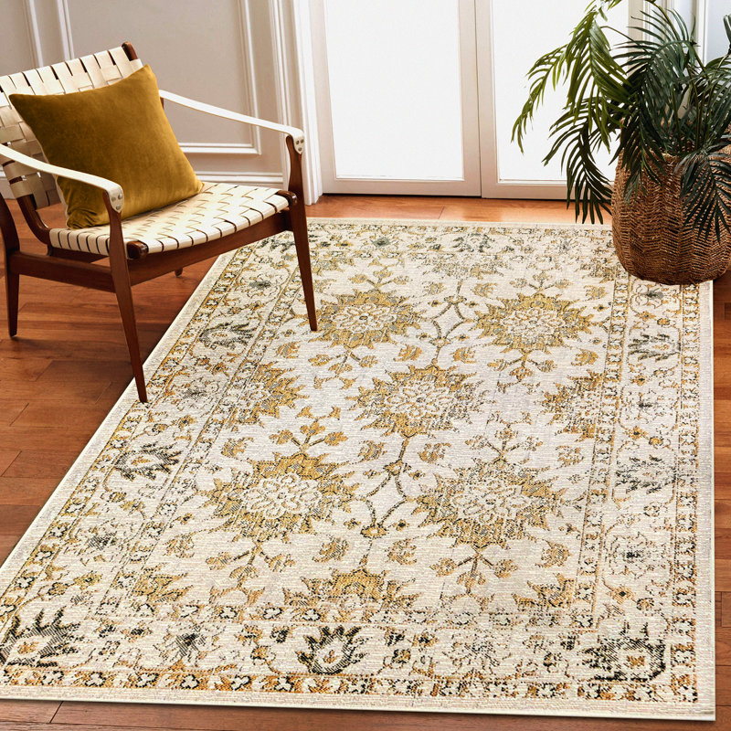 Kaed Machine Woven Oriental Area Rug, Rectangle 7'10" x 9'10"