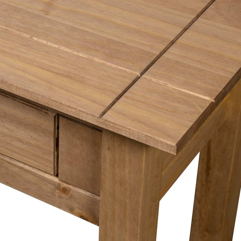 Kessel 110cm Solid Wood Console Table, Brown