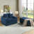 Velours côtelé bleu sélectionné