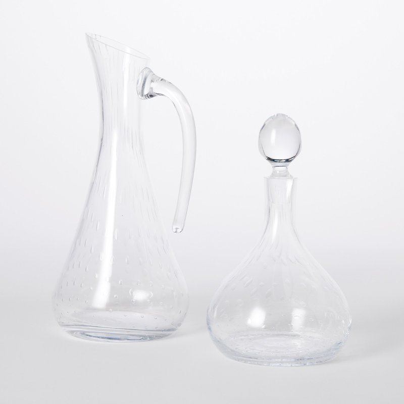 Hamish Decanter-Clear Seeded, Clear