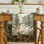 Chemin de table - vert forêt, cerf et lapin, décoration de table printemps et été