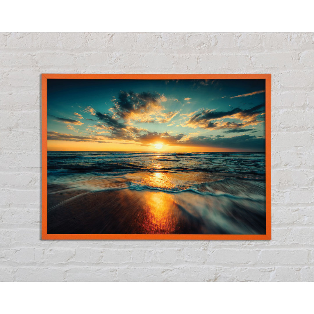 Berin Fire Sunset Glow - Einzelner Bilderrahmen Kunstdrucke