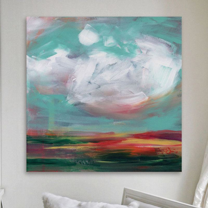 « great plains », reproduction de peinture à l’huile sur toile tendue, H 48 po x l 48 po x P 1,5 po
