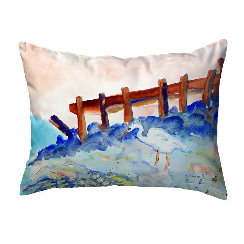 Outdoor Reversible Throw Pillow, 16" x 20"