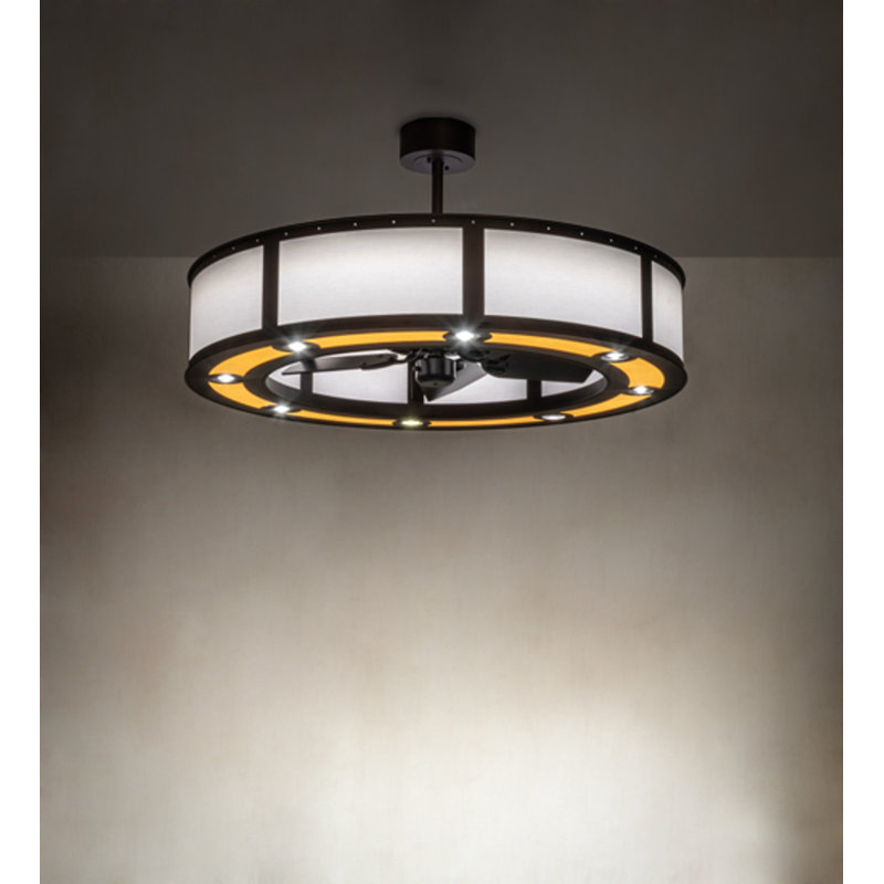 Smythe Craftsman LED Downrod Ceiling Fan