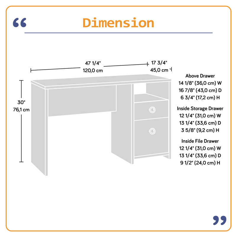 Bureau pratique et robuste