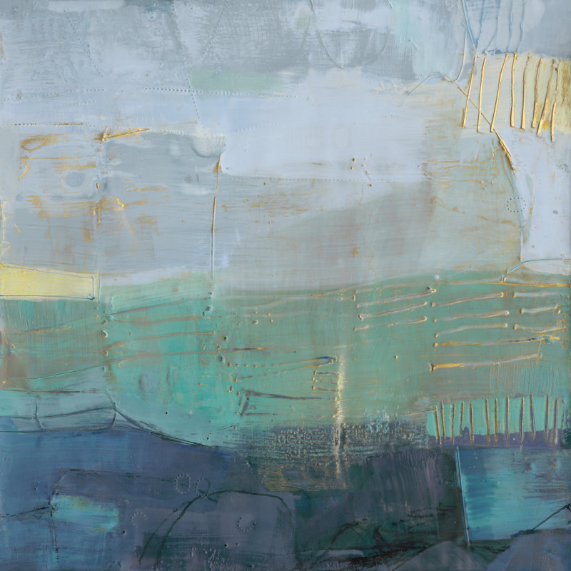 Rianti I by Sue Jachimiec - Wrapped Canvas Painting, 30cm H x 30cm W