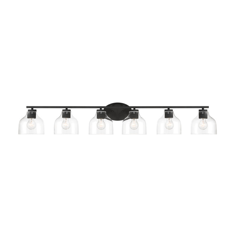 Lamaria Dimmable Vanity Light, 6, Matte Black