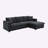 Khiyan Upholstered L-Shaped Sectional Reversible-1252511341