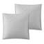 Ensemble d'édredon lavable en polyester gris à densité de tissage 180 fils-1089413134