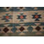 Tapis rayé à motif géométrique kilim 5 x 9