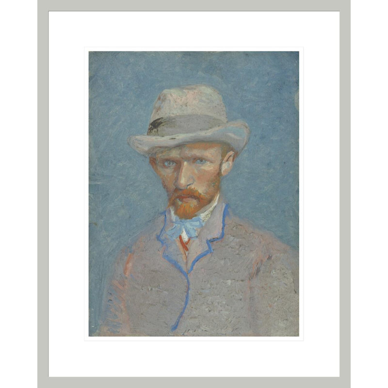 Autoportrait par Vincent van Gogh, impression par estampe numérique encadrée, 21,75 po H x 17,55 po L