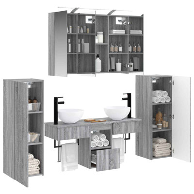 Vanity & Mirror Set