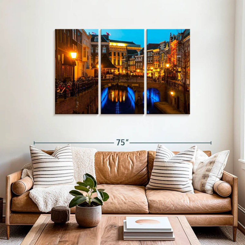 Syd Utrecht At Night, 36" H x 57" W