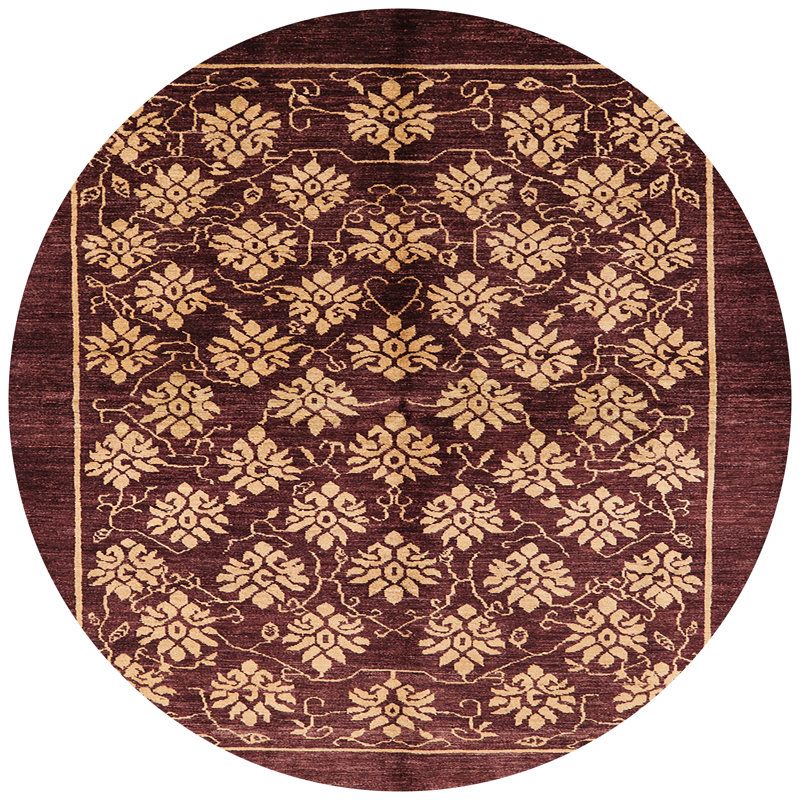 Skofte Oriental Indoor Rug, Round 5'