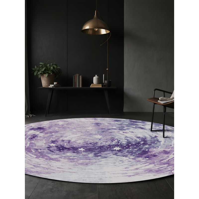 Tapis blanc soyeux et moelleux, Rectangle 7 pi x 9 pi
