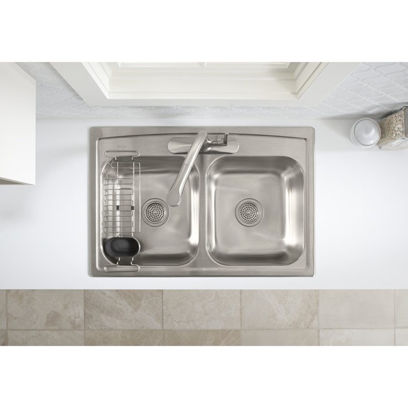 Kitchen Sink Utility Rack, Charcoal