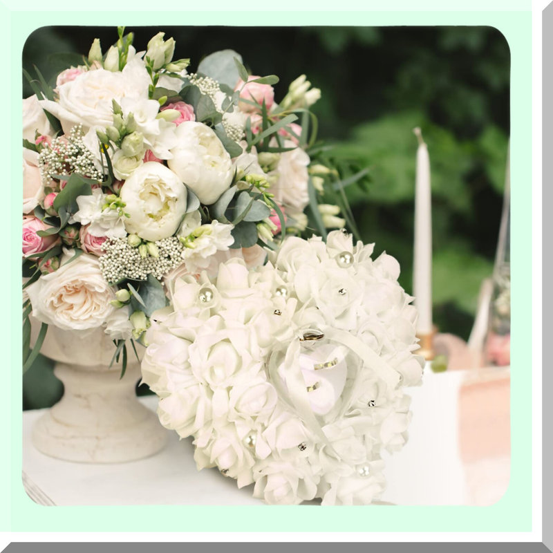 Elegant Wedding Ring Pillow for Ceremonies