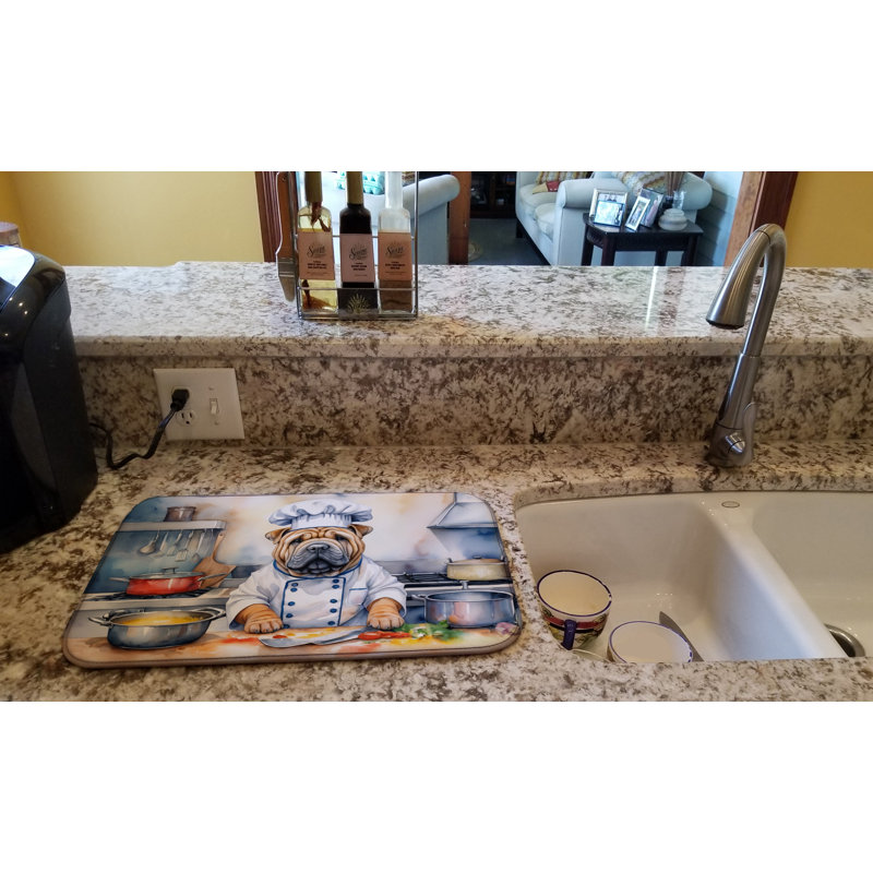 Shar Pei The Chef Dish Drying Mat