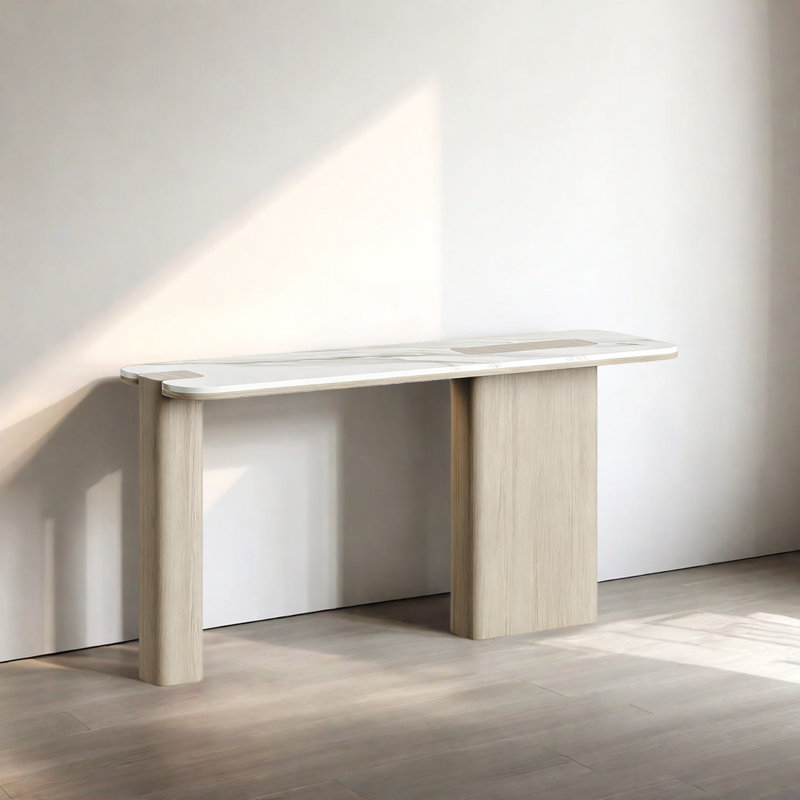 Console rétro minimaliste, Blanc
