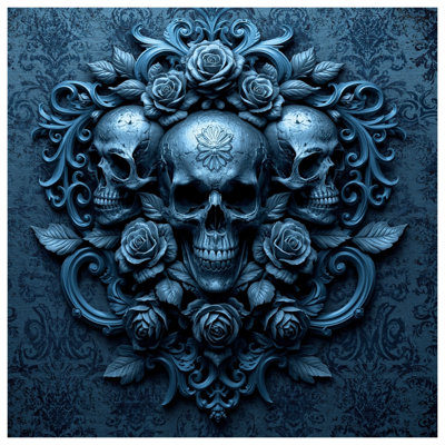 Édredon Skulls With Roses