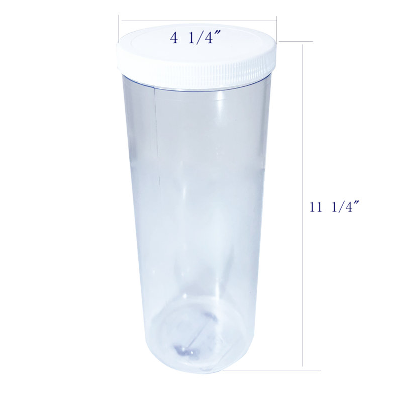 Bocal en PVC de 88 oz FixtureDisplays® L-Series - 16pk 106106 Pré-commande seulement.