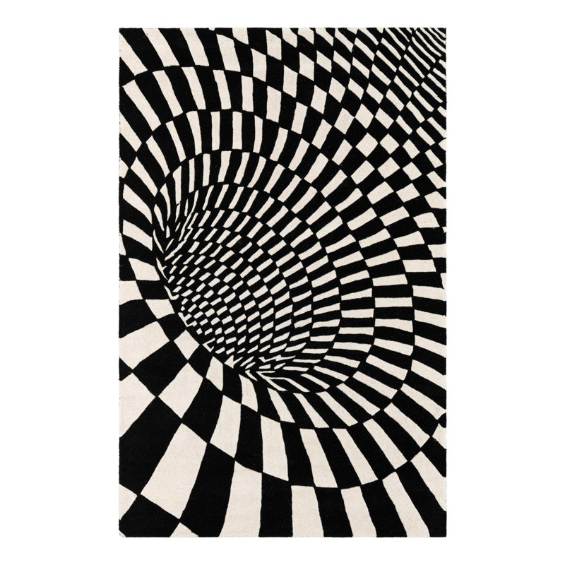 Wrought Studio™ Swirl Nalanie Rug, Rectangle 5'1" x 8'