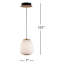 Kace Single Light Glass Dimmable Pendant-1280294469