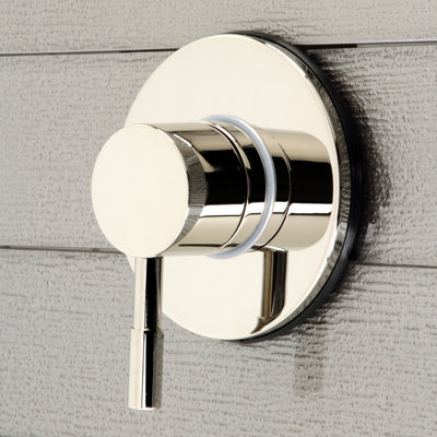 Kingston Brass Concord Single-Handle Wall Mount Three-Way Diverter Valve with Trim Kit