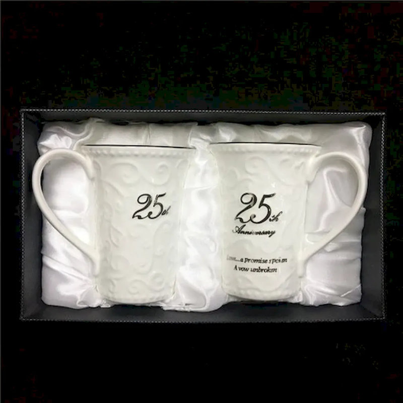 Ensemble de 2 tasses 25 Anniversary