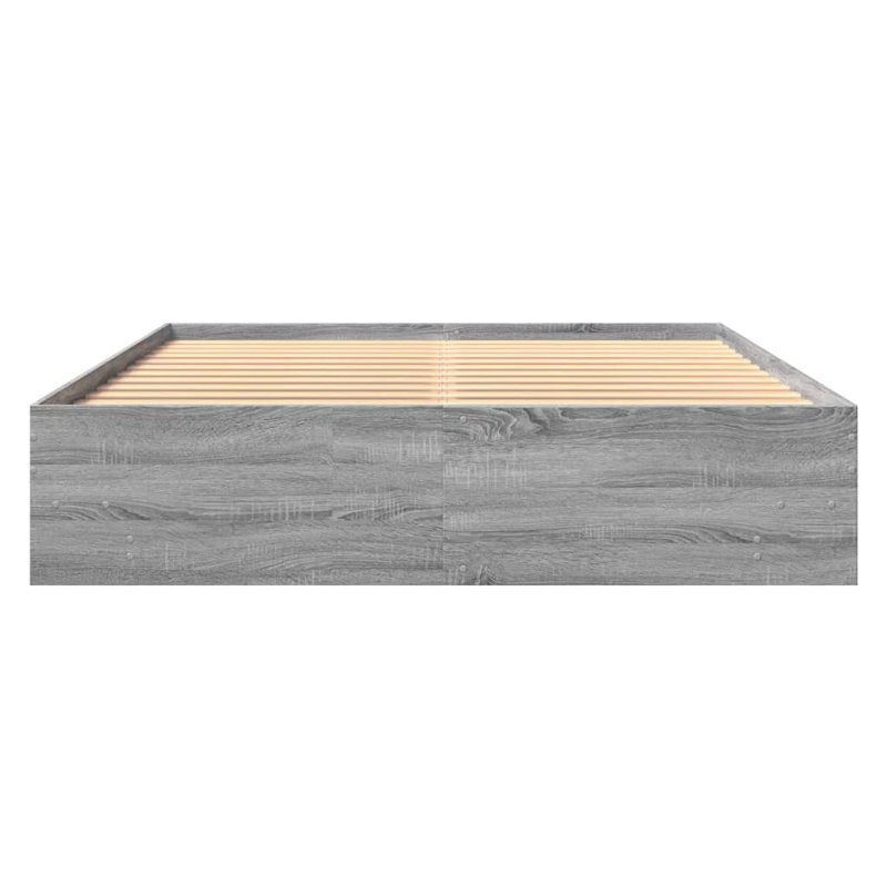Bed, Kingsize (5'), Grey Sonoma