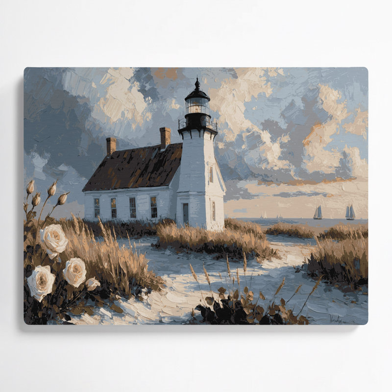 Art mural en métal Coastal Nantucket Heritage Grey, H 11 po x l 14 po