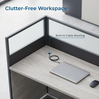 Bureau rectangulaire 1 personne