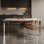 Modern Italian Minimalist Rectangle Dining Table