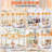 10PCS 55cm/21.65” Tall Crystal Wedding Flower Stand Vase for Party Decor