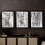 Europe Street Sketches I - Toile tendue avec châssis sur mesure - 3 pièces-1275715004-1275715003