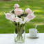 Centre de table Real Touch Lilies Roses-1188115632