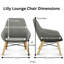 Fauteuil rembourré Lilly de 9 à 5 places Lilly-2130922824-2130922829