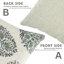 Coussin décoratif en lin viscoélastique gris fait à la main Fabividine Kumud-106270137-106270136-106270138