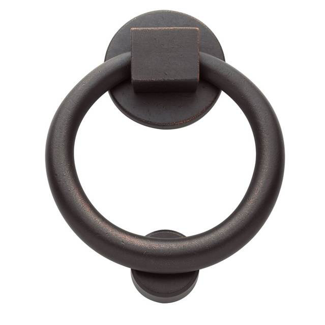Ring Door Knocker, Distressed Venetian Bronze