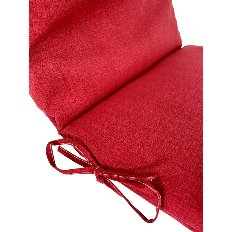 Coussin de chaise longue d'extérieur Kimely, Baie