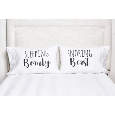 Beauty and Beast Pillowcase